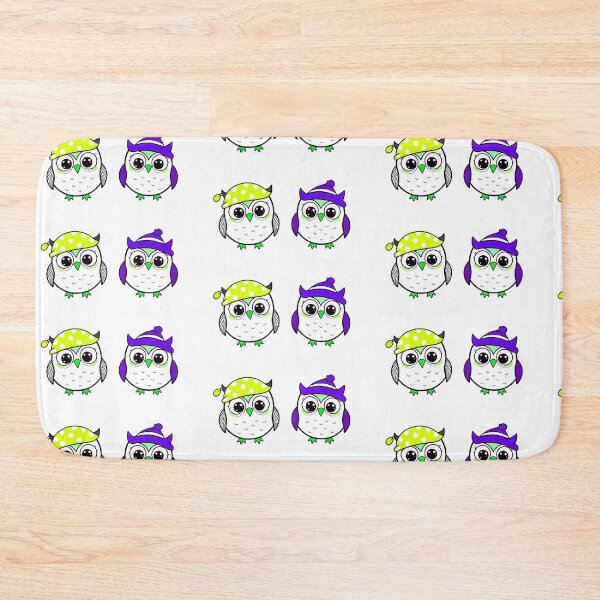 Item preview, 2 Owls Retro Art Print - Stickers designed and sold by Earth Nature Creations.