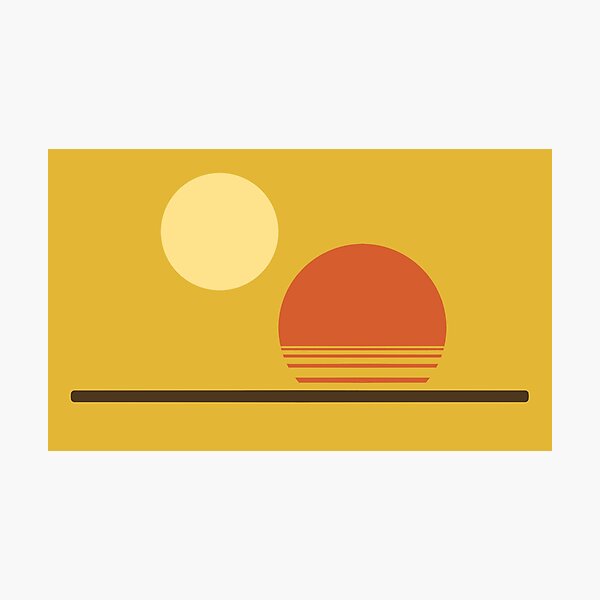 Item preview, binary sunset designed and sold by ArchfeyWarlock.
