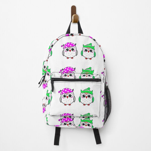 Item preview, Owls Retro Art Print - Stickers designed and sold by Earth Nature Creations.