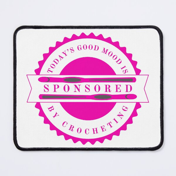 Item preview, Today's Good Mood is Sponsored by Crocheting - Crochet Lover designed and sold by Wiss2Arts.