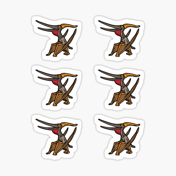 Item preview, Pteranodon Sticker Set – Ancient Sky Giant of the Cretaceous for Dinosaur Collectors designed and sold by AYOUB-SPACE.