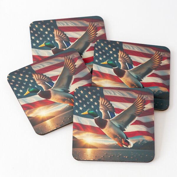 Item preview, Duck and American Flag designed and sold by Rob5Designs.