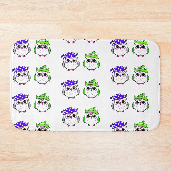 Item preview, 2 Owls Retro Art Print - Stickers designed and sold by Earth Nature Creations.