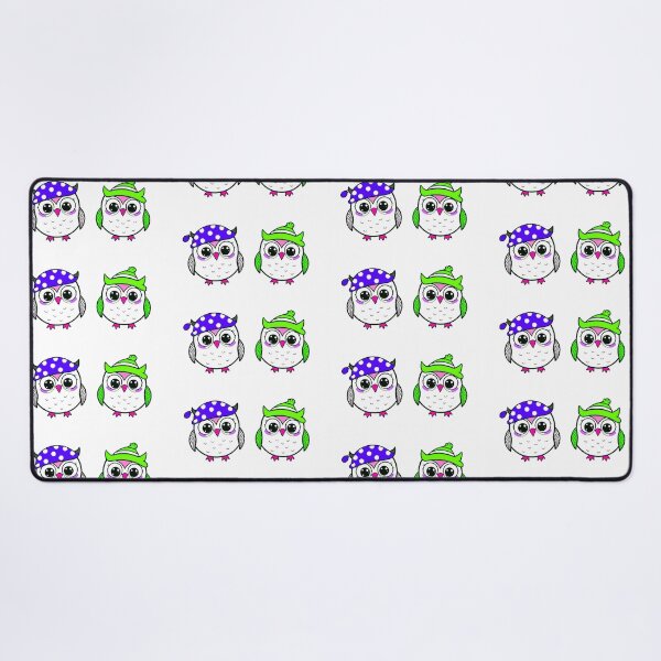 Item preview, 2 Owls Retro Art Print - Stickers designed and sold by Earth Nature Creations.