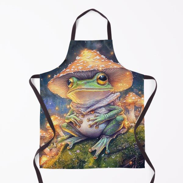 Item preview, Mushroom Cap Frog Magic designed and sold by SporeandCanvas.