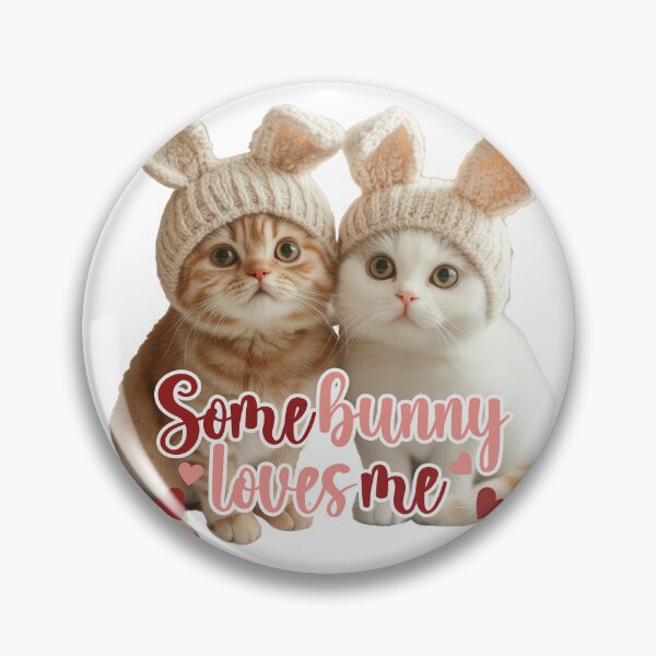 Item preview, SomeBunny Loves Me Cats designed and sold by WitsandWonders.