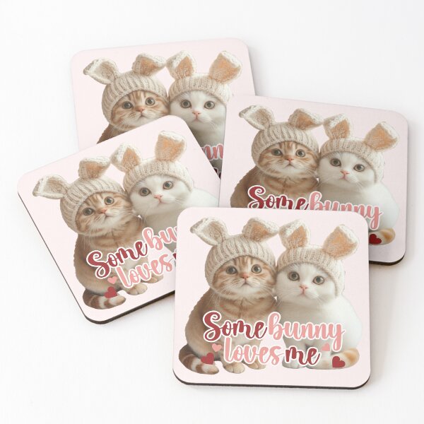 Item preview, SomeBunny Loves Me Cats designed and sold by WitsandWonders.