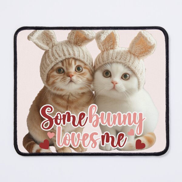 Item preview, SomeBunny Loves Me Cats designed and sold by WitsandWonders.