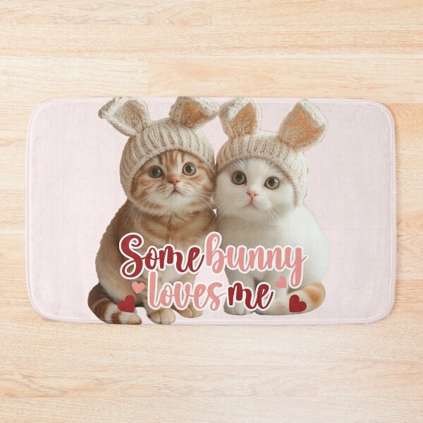 Item preview, SomeBunny Loves Me Cats designed and sold by WitsandWonders.
