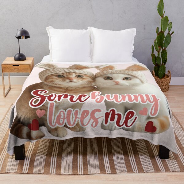 Item preview, SomeBunny Loves Me Cats designed and sold by WitsandWonders.