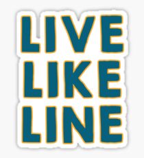 Live Like Line Volleyball Players Gift for the Team & Fans - Underdog Miracle Stories to Inspire! Play the Game Like a Girl Sticker