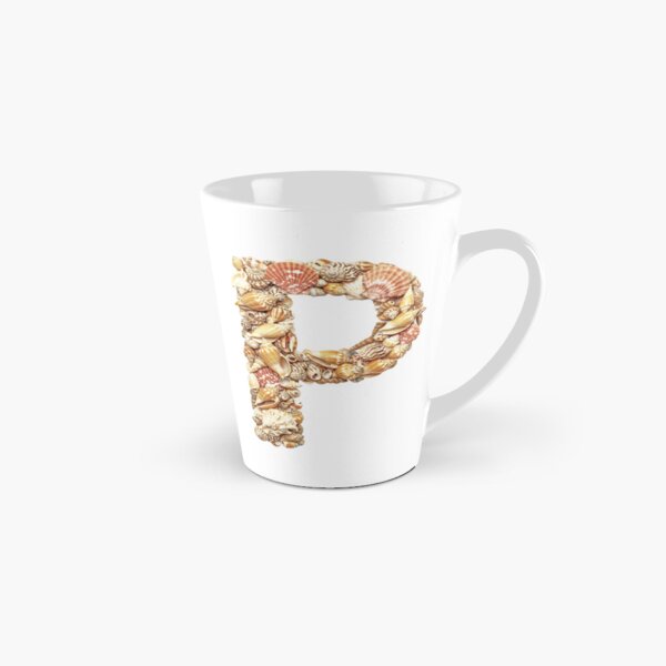 SHELLS LETTER P Tall Mug
