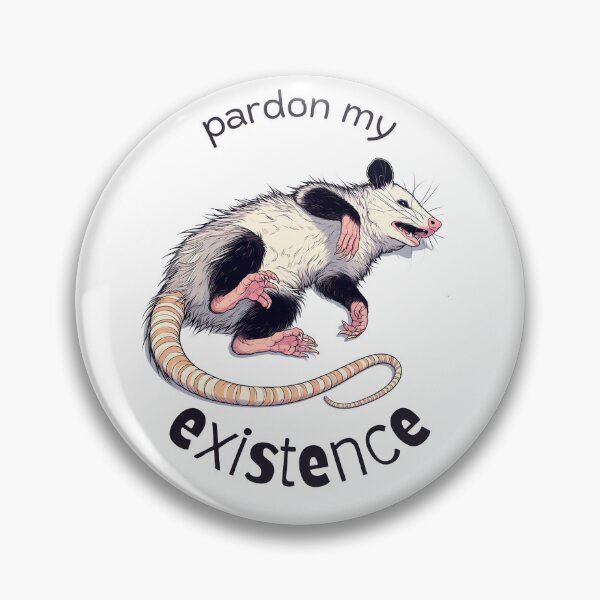 Item preview, Pardon my Existence possum designed and sold by whimsical-ai.