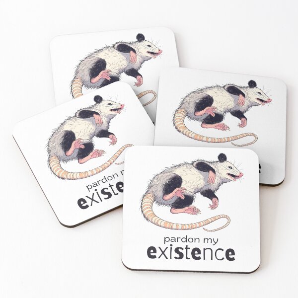 Item preview, Pardon my Existence possum designed and sold by whimsical-ai.