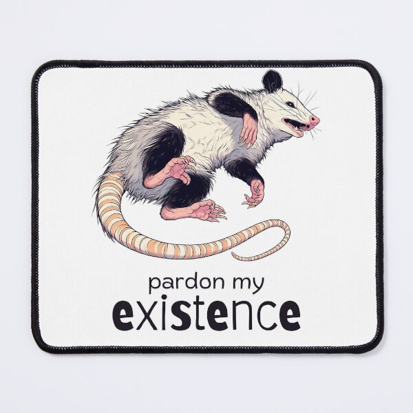 Item preview, Pardon my Existence possum designed and sold by whimsical-ai.