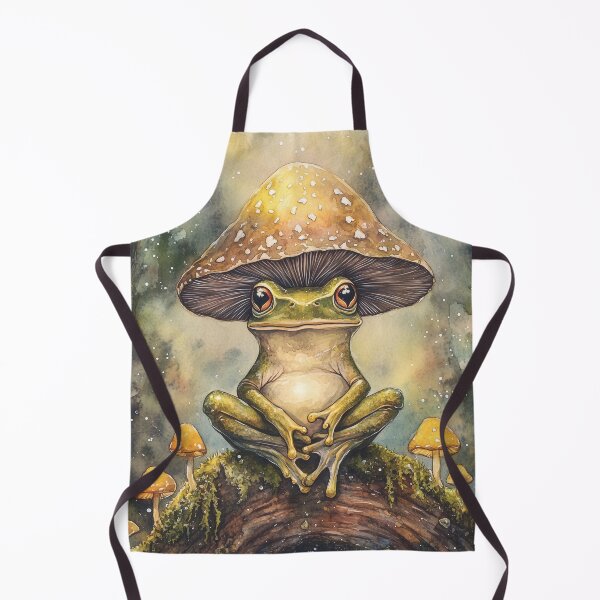Item preview, Frog in a Fungi Wonderland designed and sold by SporeandCanvas.