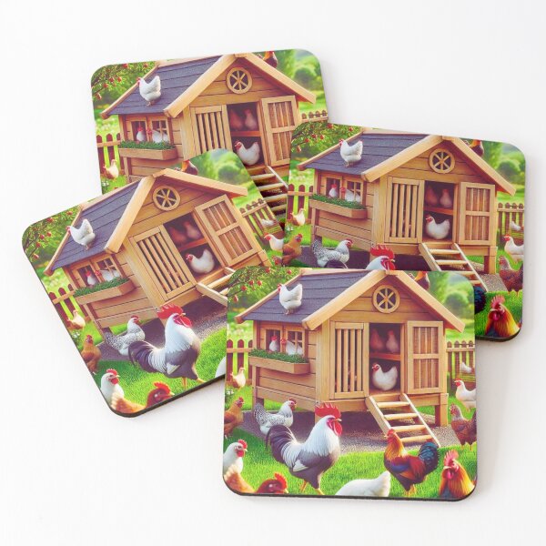 Item preview, Barnyard Chicken Coop Homestead designed and sold by BackgroundND.