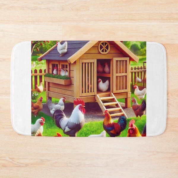 Item preview, Barnyard Chicken Coop Homestead designed and sold by BackgroundND.