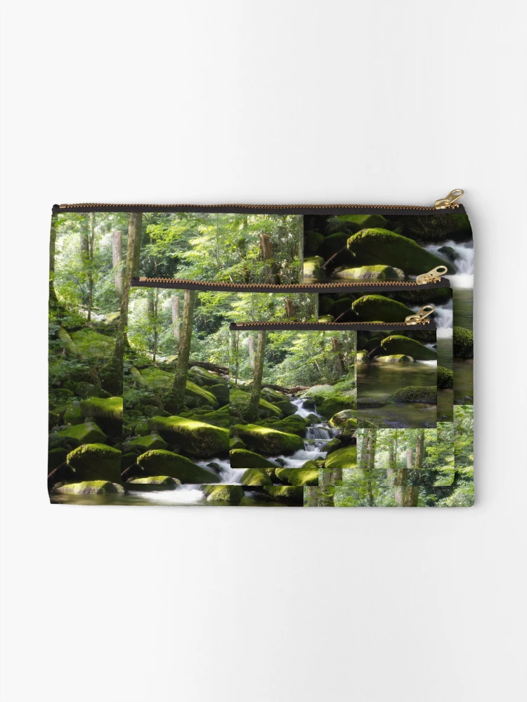 Thumbnail 2 of 4, Zipper Pouch, Babbling Stream designed and sold by Ryan Stephens.
