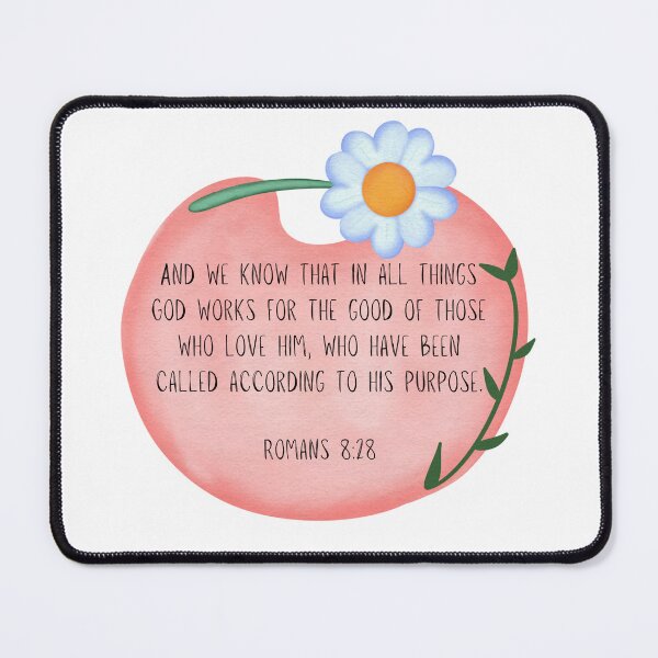 Item preview, Romans 8:28, Bible verse, All Things Work Together for Good designed and sold by Faithloveshop.