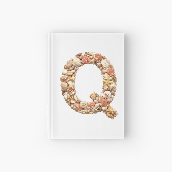 SHELLS LETTER Q Hardcover Journal