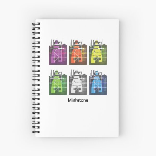 Minkstone Pottery Longton Spiral Notebook