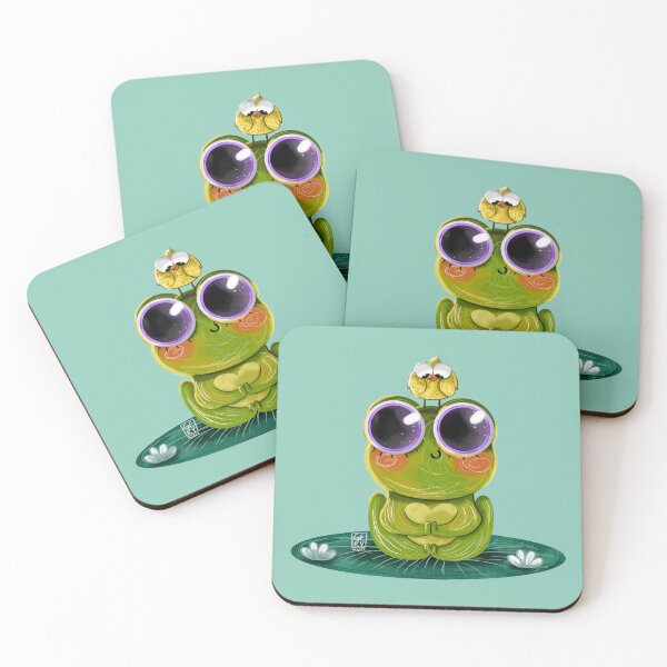 Item preview, Cute little frog with chicks designed and sold by GeryMendezShop.