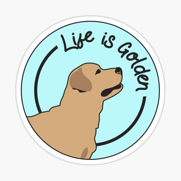 Item preview, Golden Retriever | Das Leben ist Golden designed and sold by Free-Range Chicken.