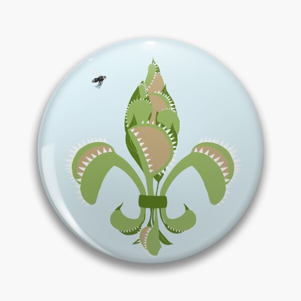 Item preview, Venus Flytrap Fleur-De-Lis designed and sold by Amy Hadden.