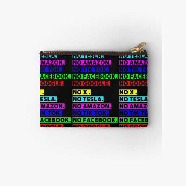 Item preview, No x . No Tesla.  No Amazon. No Tik Tok. No Facebook. No Google. designed and sold by Earth Nature Creations.