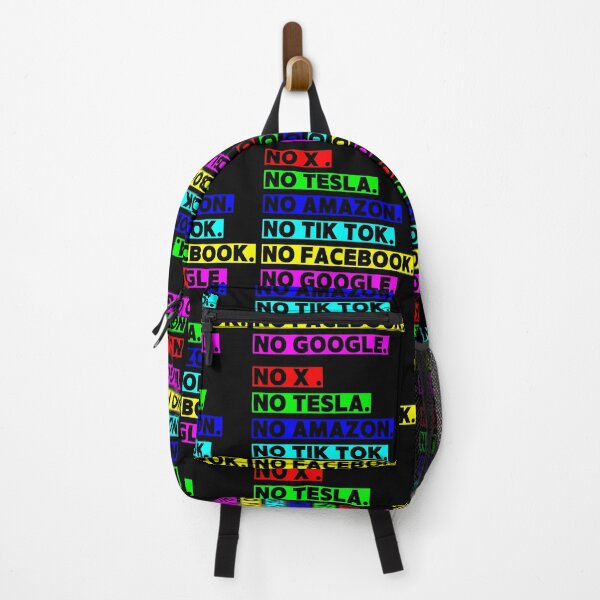 Item preview, No x . No Tesla.  No Amazon. No Tik Tok. No Facebook. No Google. designed and sold by Earth Nature Creations.