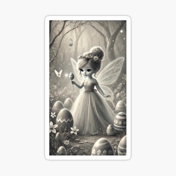Item preview, Fairy Magic in the Easter Enchanted Forest designed and sold by LegademaArt.