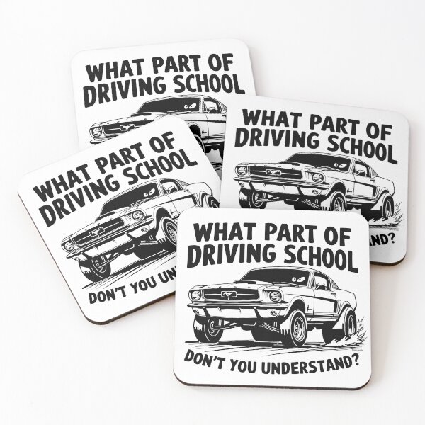 Item preview, What Part of Driving School Don't You Understand? designed and sold by Automotive Art by Greg.