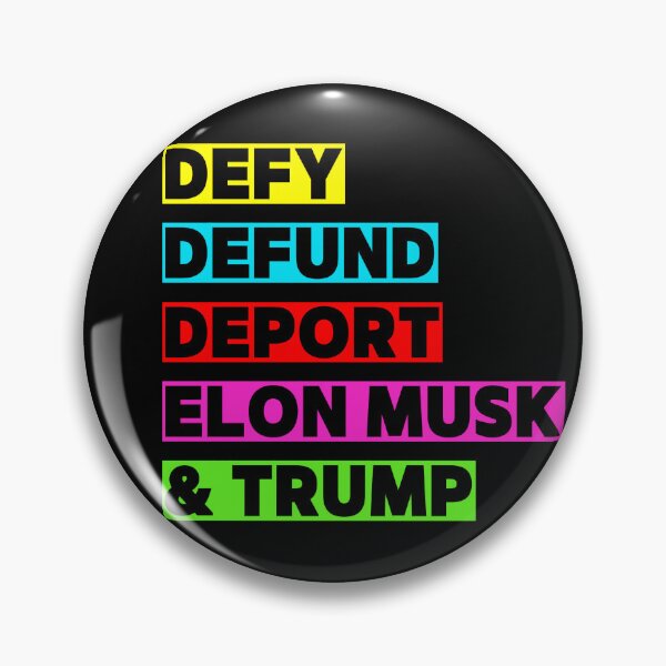 Item preview, Defy Defund Deport Elon Musk & Trump designed and sold by Earth Nature Creations.