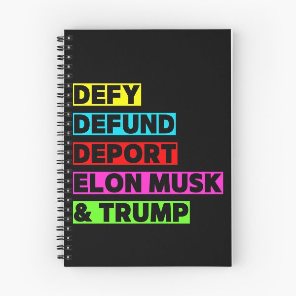 Item preview, Defy Defund Deport Elon Musk & Trump designed and sold by Earth Nature Creations.