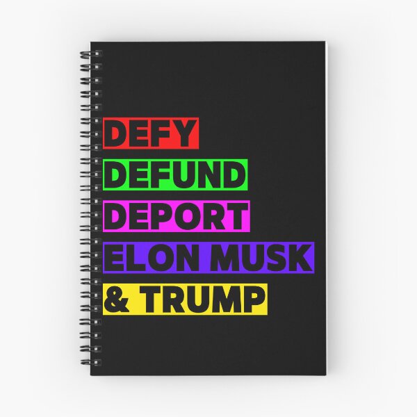 Item preview,  Defy Defund Deport Elon Musk & Trump designed and sold by Earth Nature Creations.