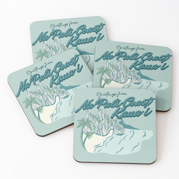 Item preview, Na Pali Coast Kauai Beachfront  designed and sold by Stickers by @molllyclare.