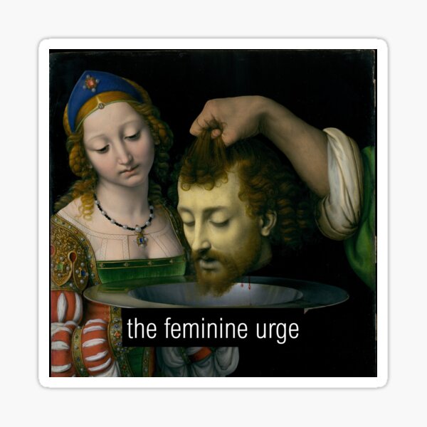 Vista previa del artículo con la obra «El impulso femenino de comer», diseñado y vendido por feminine-urge-.