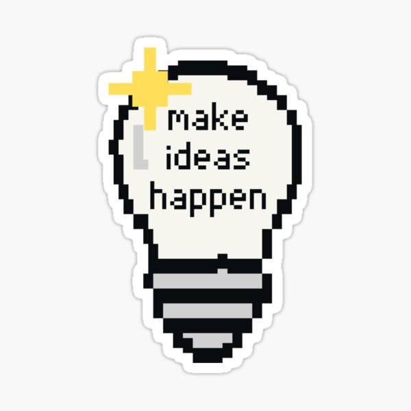 Item preview, MAKE IDEAS HAPPEN typeface designed and sold by notuesday.