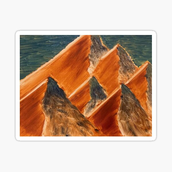 Aperçu de l'œuvre Peinture à l'huile de montagne créée et vendue par Emma Jabbari.