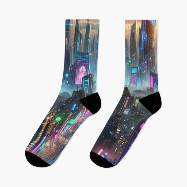Item preview, Futuristic Neon City designed and sold by Showstroopart Christian Velazquez.