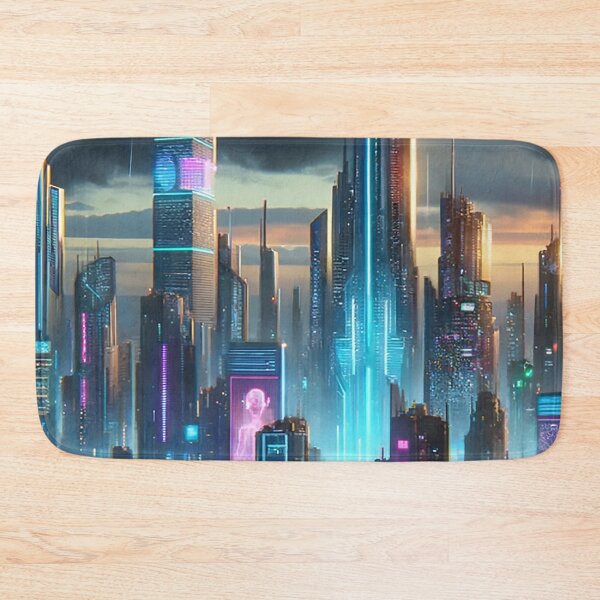 Item preview, Futuristic Neon City designed and sold by Showstroopart Christian Velazquez.