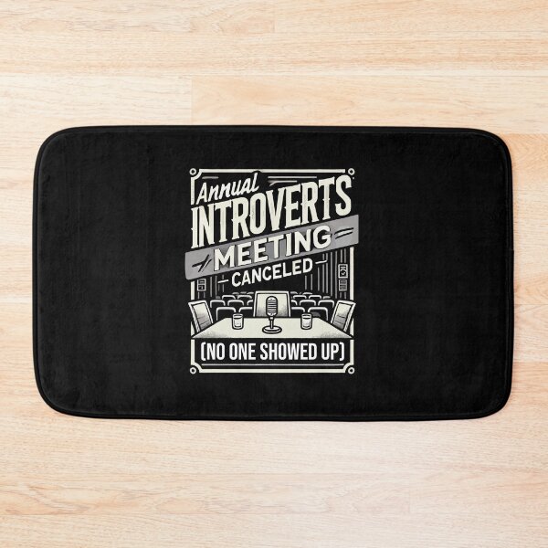 Item preview, Annual Introverts Meeting – Canceled, Funny Introvert designed and sold by chantastical.