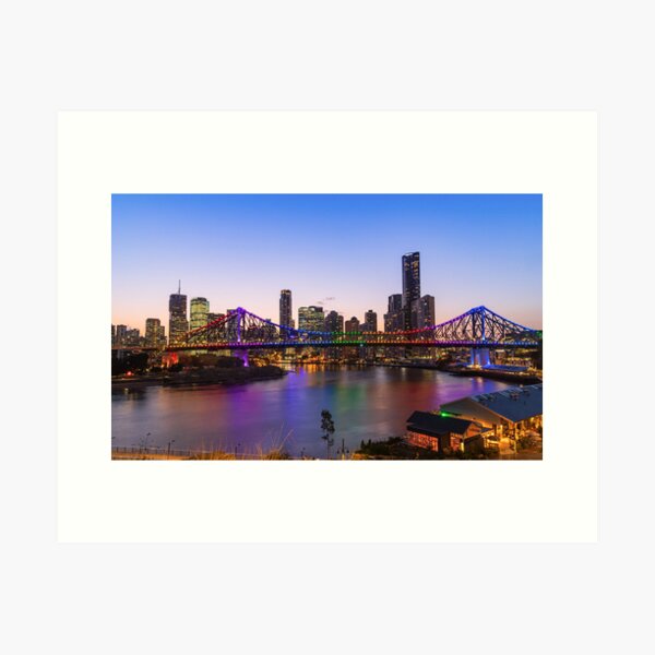 Item preview, Brisbane City Lights from Wilson Lookout designed and sold by Aure50.