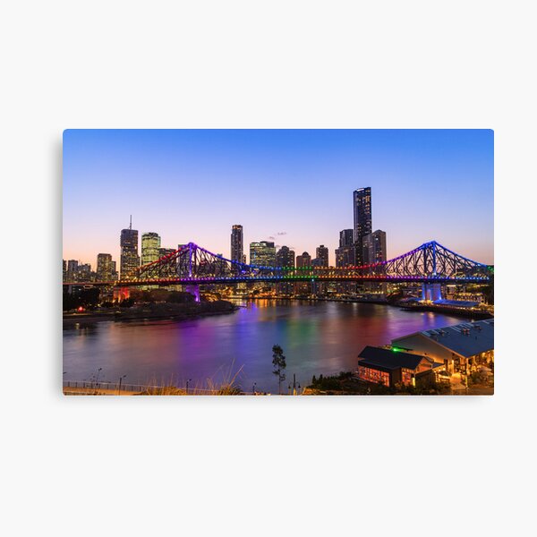 Artikel-Vorschau von Lichter der Stadt Brisbane vom Wilson Lookout, designt und verkauft von Aure50.