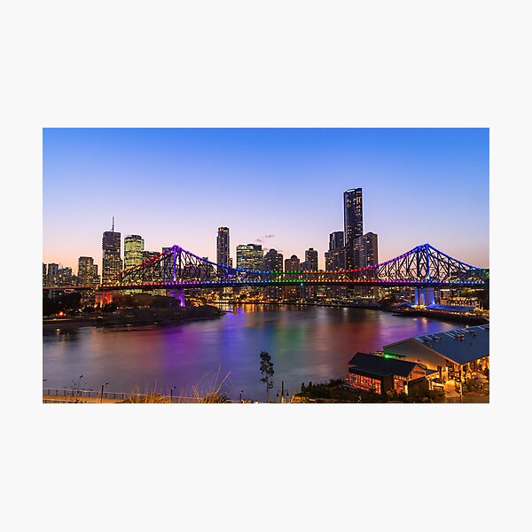 Item preview, Brisbane City Lights from Wilson Lookout designed and sold by Aure50.