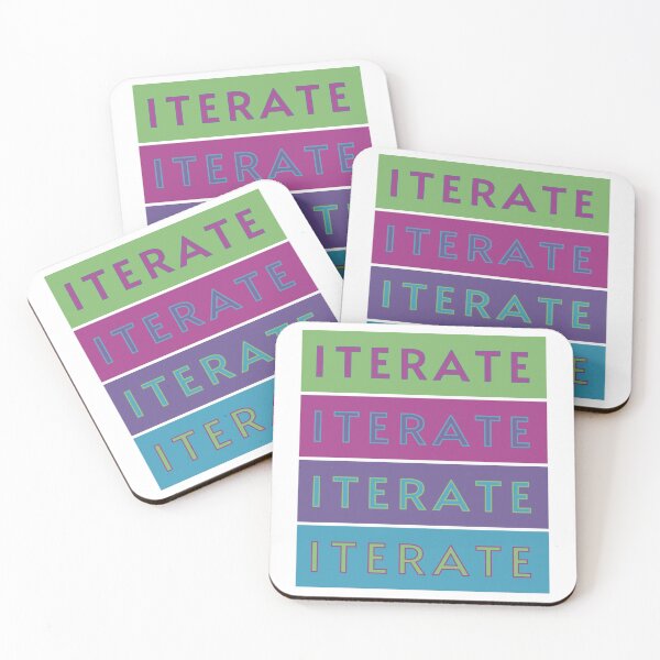Item preview, Iterate - Be Agile - Lather Rinse Repeat designed and sold by MoePark.