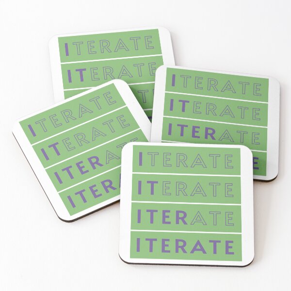 Item preview, Iterate - Be Agile - It is a Process designed and sold by MoePark.