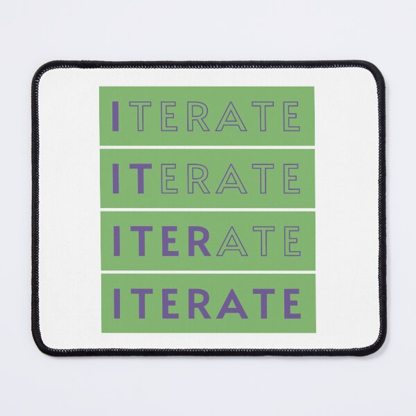 Item preview, Iterate - Be Agile - It is a Process designed and sold by MoePark.