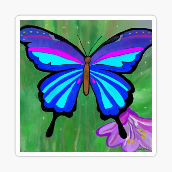 Item preview, Turquoise butterfly designed and sold by Art-Strid.